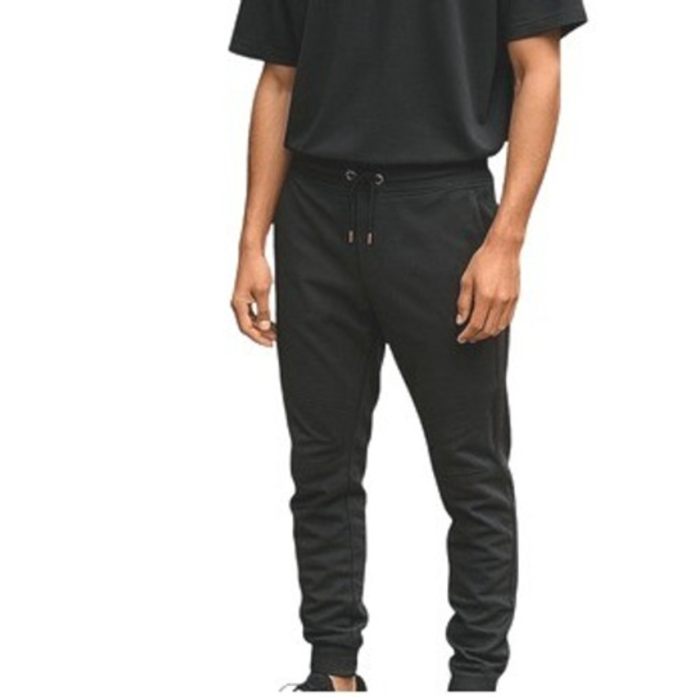 Switch Men's Black Joggers Sz Small | Alt Grunge Streetwear Pants | Shirred Hem